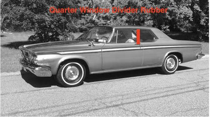 Rear Side Window Weatherstrip Set | 1963-1966 Chrysler Imperial