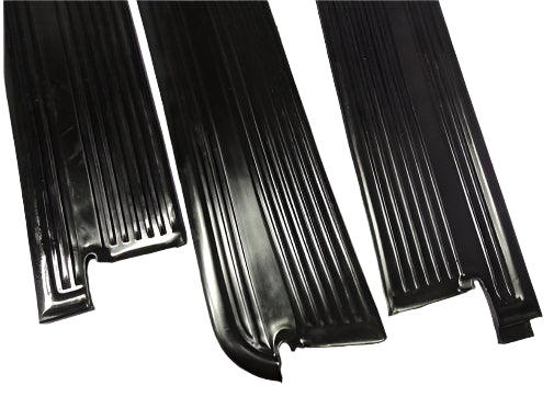 Door Sill Step Mats - Rubber, For 4-Door Cars