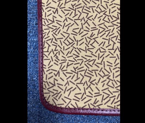 Trunk Mat - Sedan, Original Style Fabric and Pattern