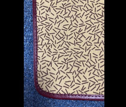 Trunk Mat - Sedan, Original Style Fabric and Pattern