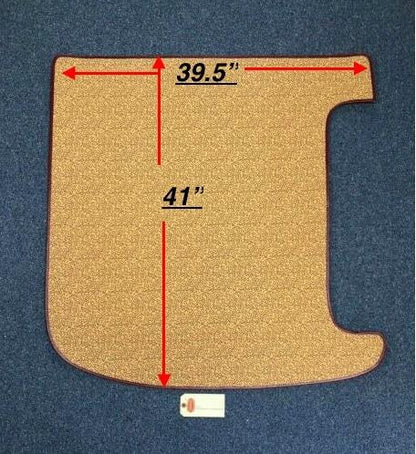 Trunk Mat - Sedan, Original Style Fabric and Pattern