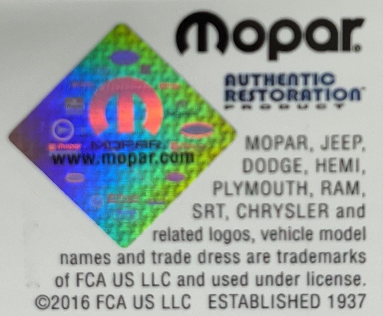 P-15 "Special Deluxe" Cowl Script Emblem