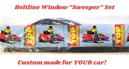Beltline Window Sweeper Set | 1969-1971 C-Body 4-Door Hardtop Cars Without Vent Windows