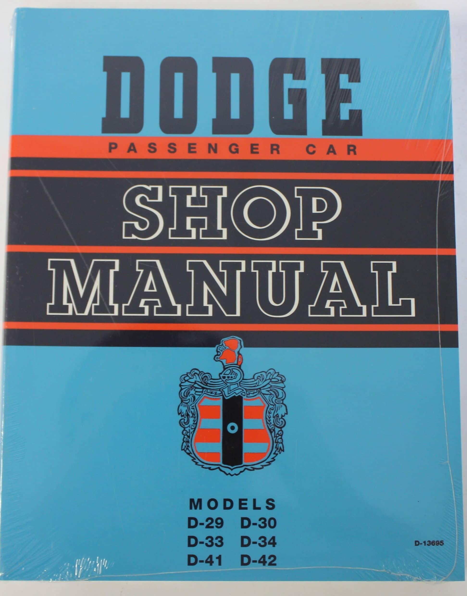 Shop Manual 1949-1952 Dodge Coronet Meadowbrook Wayfarer | Literature