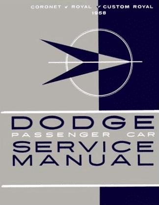 Shop Manual for 1958 Dodge | Literature