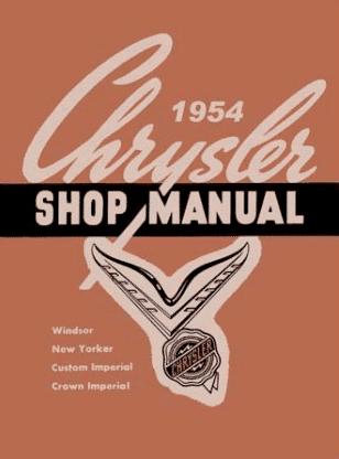 Shop Manual | 1954 Chrysler Imperial New Yorker Windsor