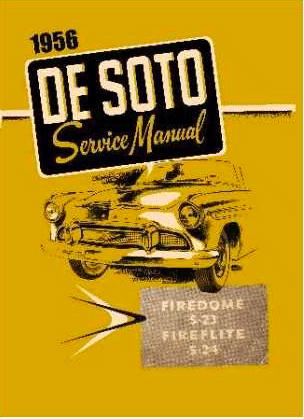 Shop Manual | 1956 DeSoto Adventurer Firedome Fireflite