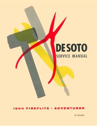 Shop Manual for 1960 DeSoto Adventurer & Fireflite | Literature
