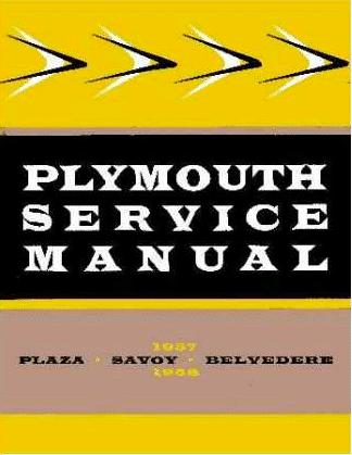 Shop Manual for 1957-1958 Plymouth | Literature