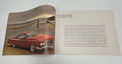Original 1961 Plymouth Valiant Sales Brochure