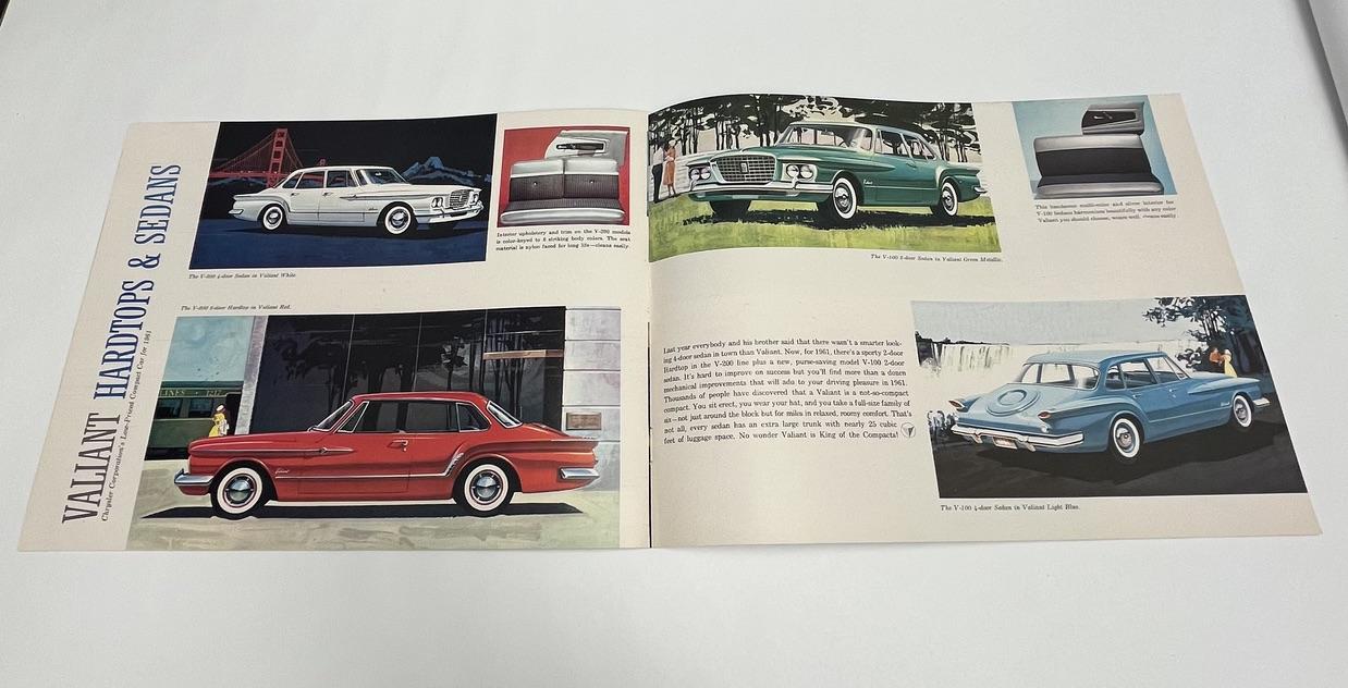 Original 1961 Plymouth Valiant Sales Brochure
