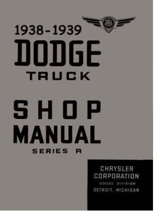 Shop Manual for 1938-1939 Dodge Truck | Literature