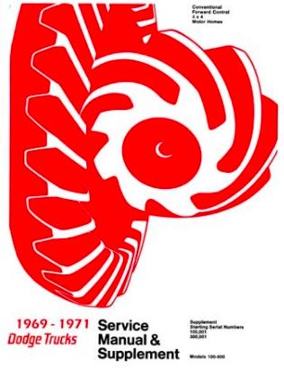 Shop Manual 1969-1971 Dodge Light Duty Truck | Literature