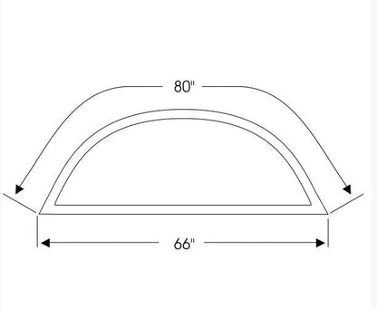 Rear Window Rubber - For Large Style Rear Window, 1961-1971 Dodge Trucks