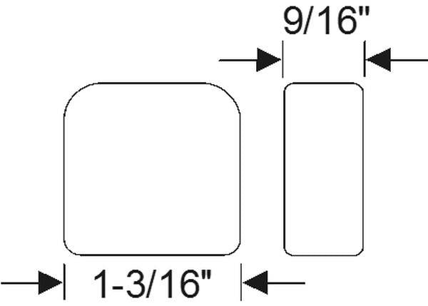 Rumble Seat Lid Bumper Pad