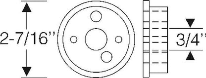2-7/16" Firewall Grommet