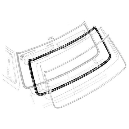 Windshield Gasket with Groove