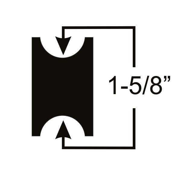 1.625 Thick 5 inch Spring Rubber