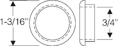 Horn projector grommet