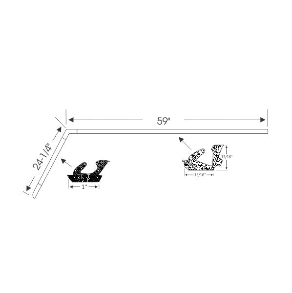 Hardtop Roof Rail Weatherstrip