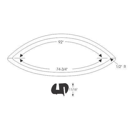 Rear Window Gasket