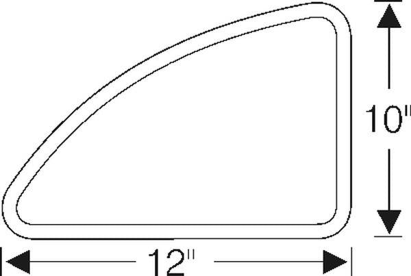 Quarter Window Weatherstrips - Stationary