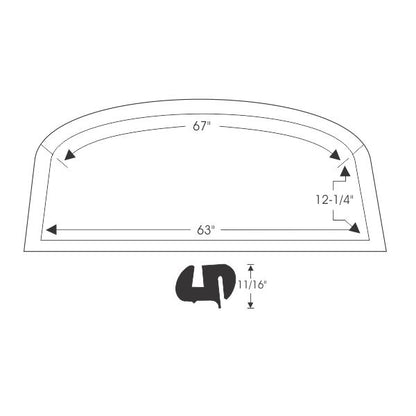 Rear Window Gasket