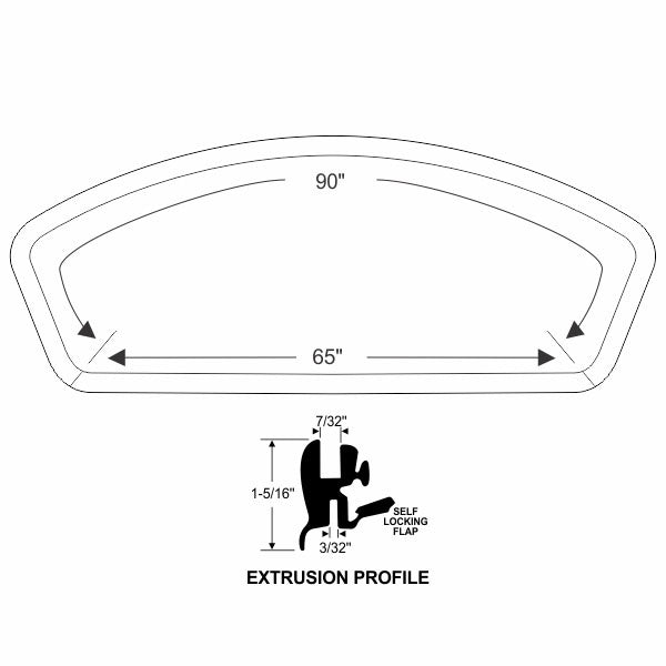 Rear Window Gasket
