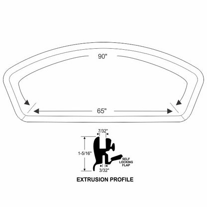 Rear Window Gasket