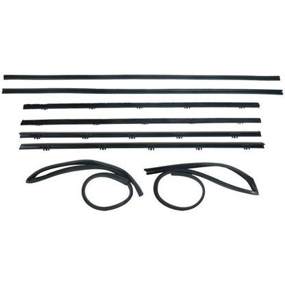 Window Felt and Run Channel Weatherstrip Set - Front
