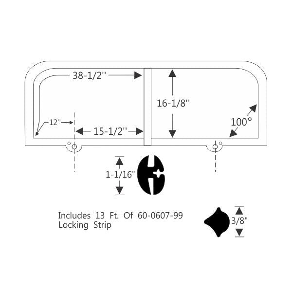 Windshield Gasket Set