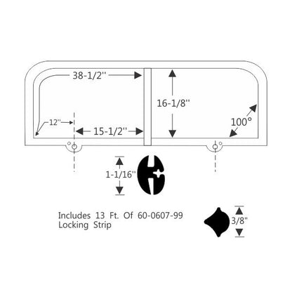 Windshield Gasket Set