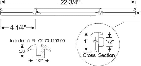 Quarter vent weatherstrip