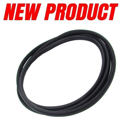 Rear Window Weatherstrip with Trim Groove