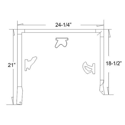 Hardtop Rear Roof Rail Weatherstrip