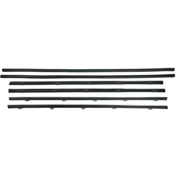 Window Felt and Run Channel Weatherstrip Set - Front