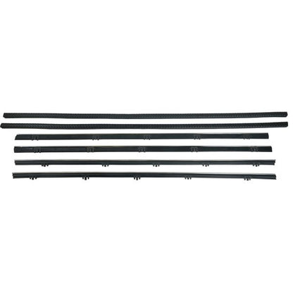 Window Felt and Run Channel Weatherstrip Set - Front