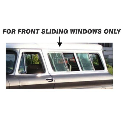 Front Sliding Quarter Window Glass Kit