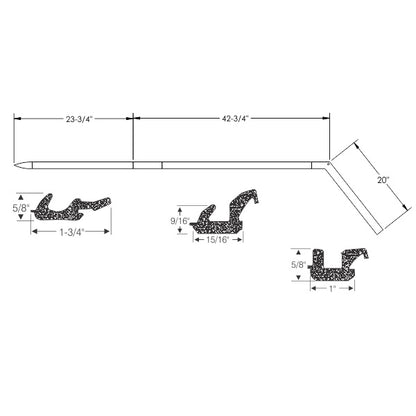 Hardtop Roof Rail Weatherstrip