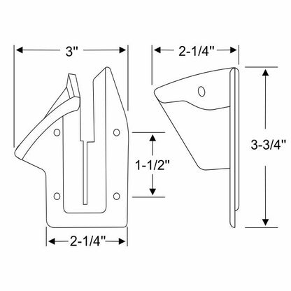 U Jamb Door Lock Pillar Fillers