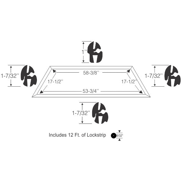 Windshield Gasket Set
