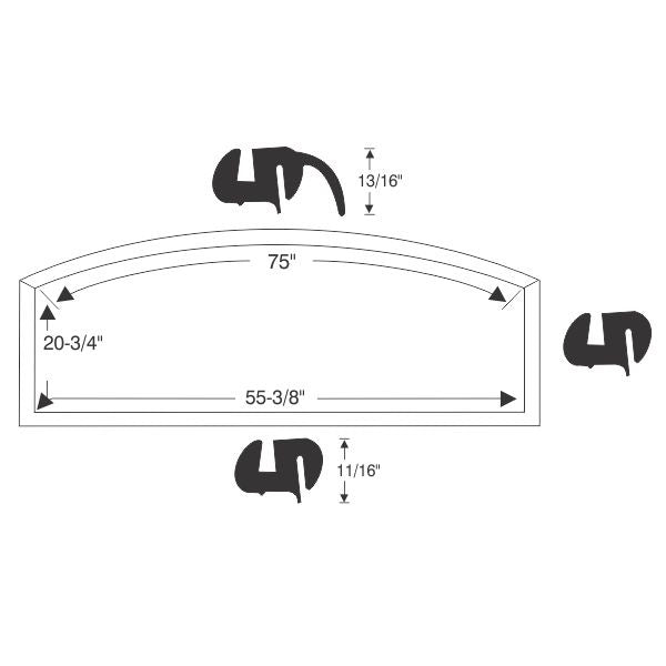 Rear Window Gasket