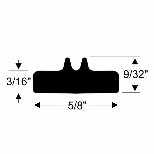 Cowl Lacing Rubber Seal