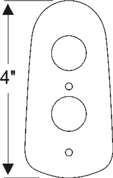 Decklid Lock / Handle Mount Gasket