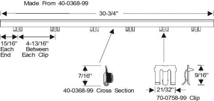 Beltline weatherstrip