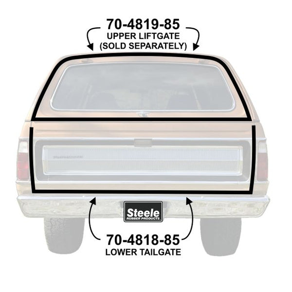 Tailgate Lower Weatherstrip