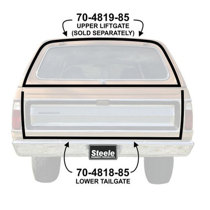 Tailgate Lower Weatherstrip