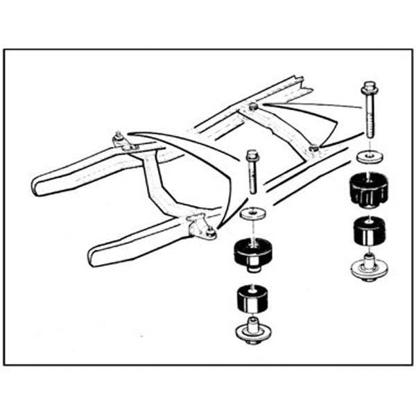 Cab To Frame Mounting Pad Set