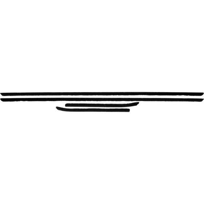 Window Felt Outer Beltline Weatherstrips