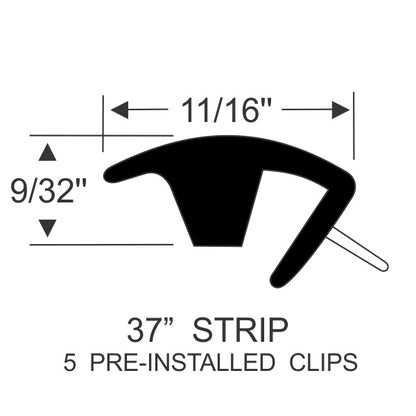 Hood to Cowl Weatherstrip